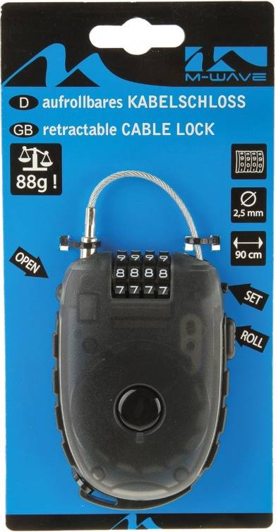 M-Wave Wire Lock with Code