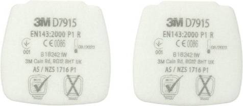 3M Secure Click Particulate Filter D7915 4-pack