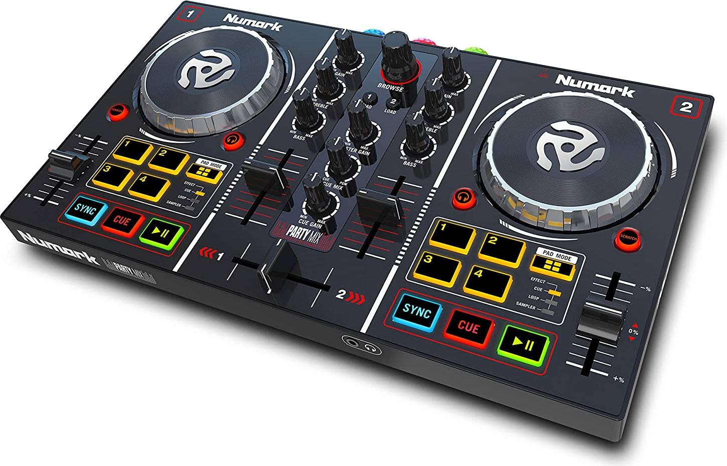 Party Mix Complete DJ Controller Set