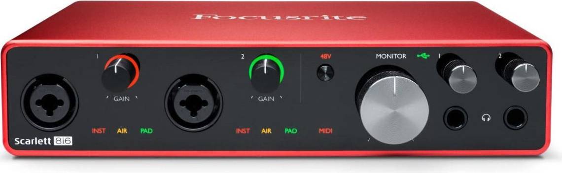 Focusrite audio interface Focusrite Scarlett 8i6 USB Audio Interface Bundle
