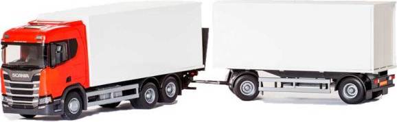 Scania R 500 Next Generation Van with Trailer