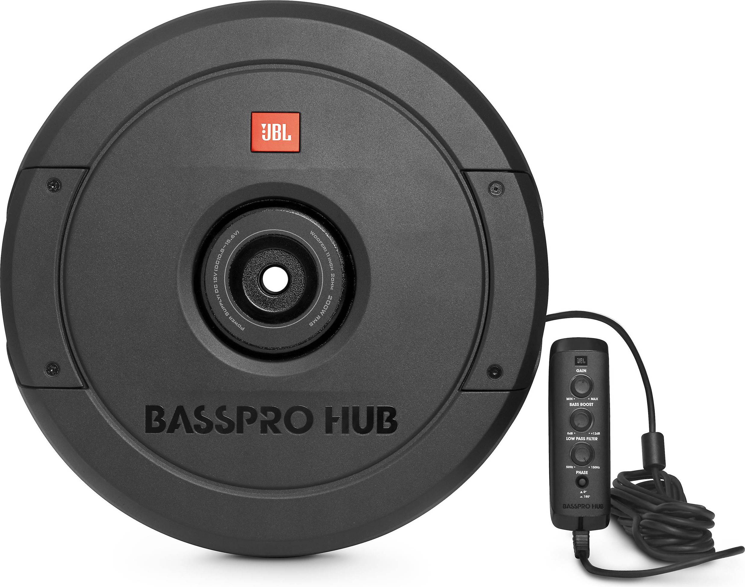 Powered amplifier JBL BassPro Hub 11 Inch 200w Rms Powered Spare Tire
