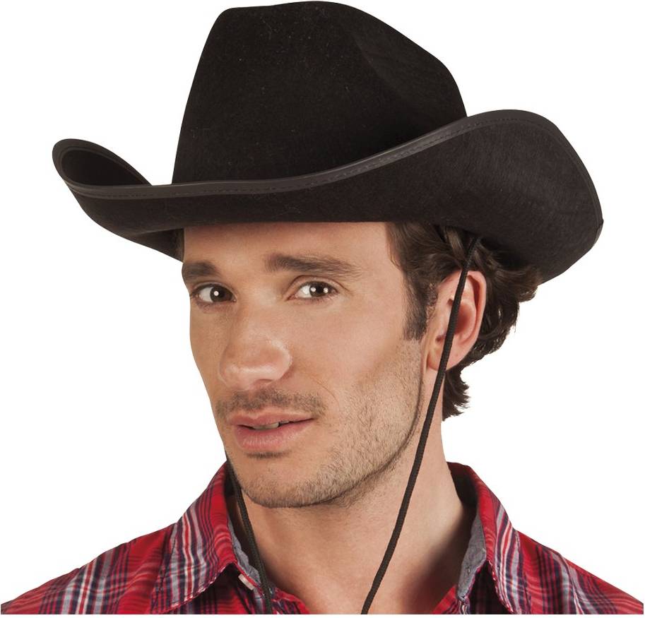 Boland Cowboy Hoed Rodeo Zwart