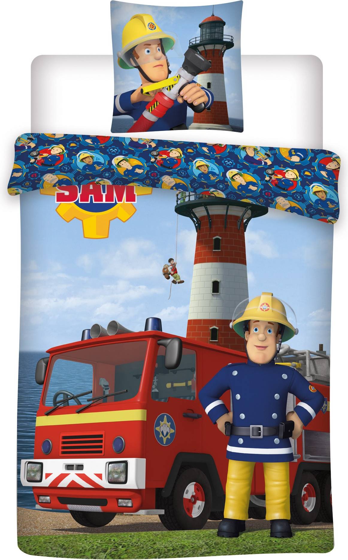 Borg Design Fireman Sam Bed Set