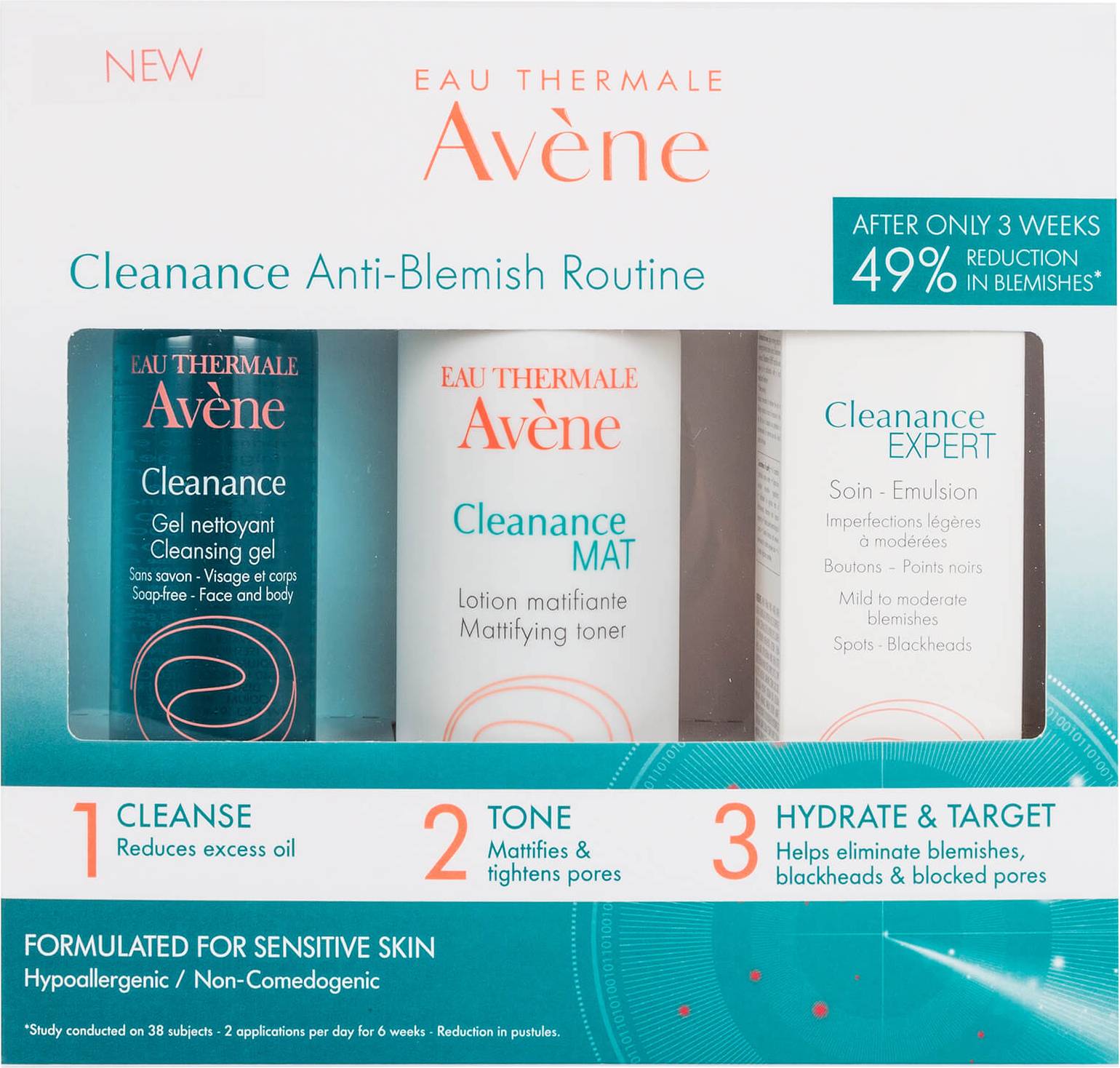 Avène Cleanance Anti Blemish Routine Kit