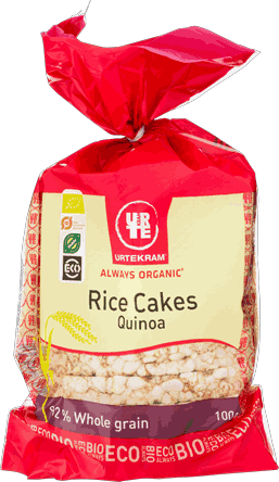 Urtekram Rice Cakes Quinoa 100g