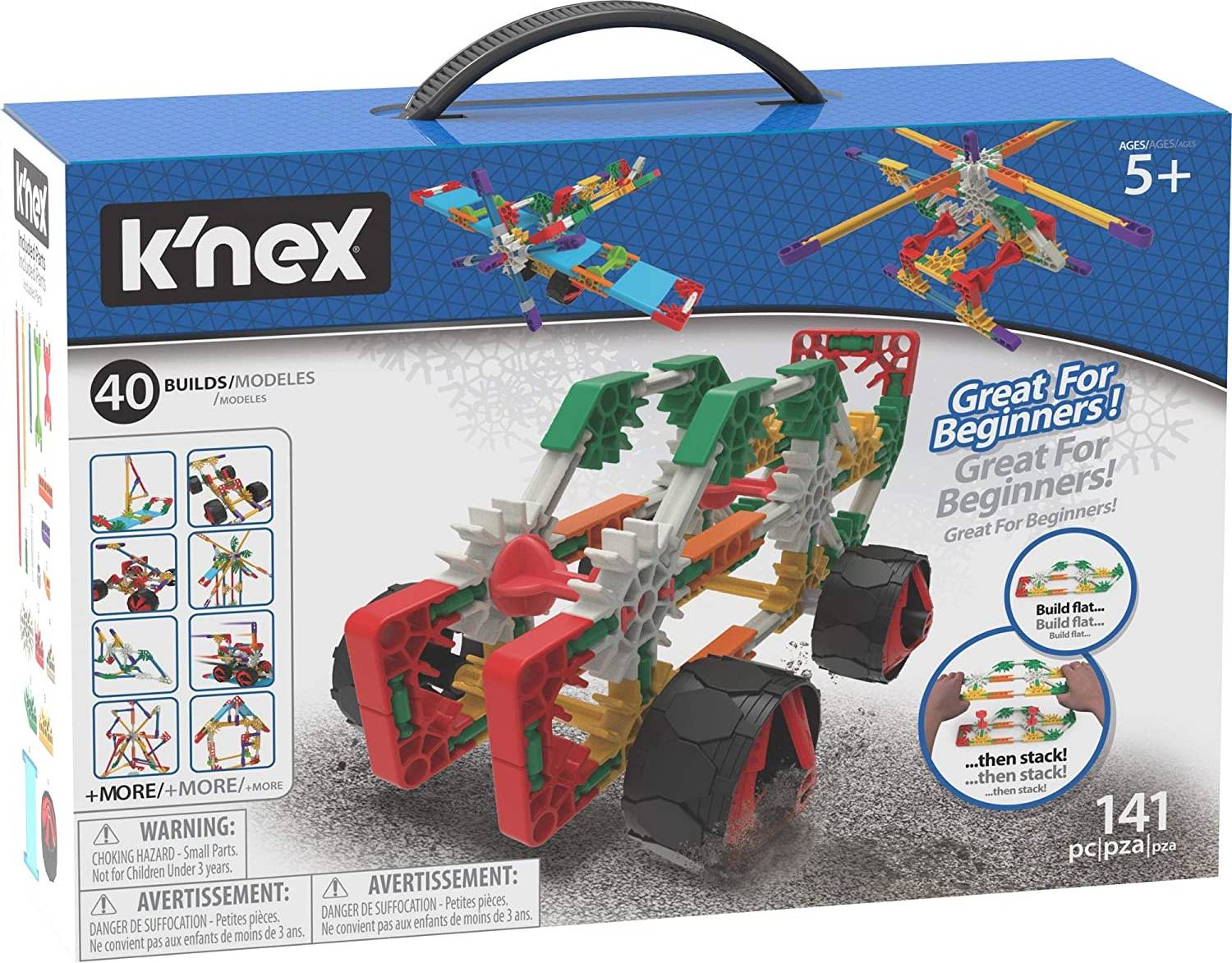 K'NEX Beginner 40 Model Building Set 141pcs