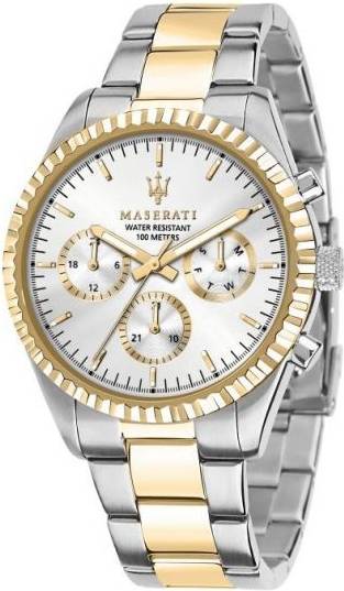 Competizione Two Tone Silver Multifunction R8853100021 100M Watch