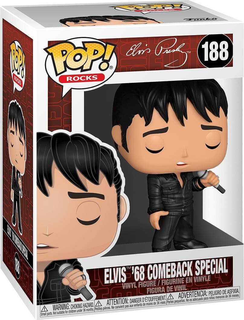 Funko Pop! Rocks 1968 Comeback Special Elvis