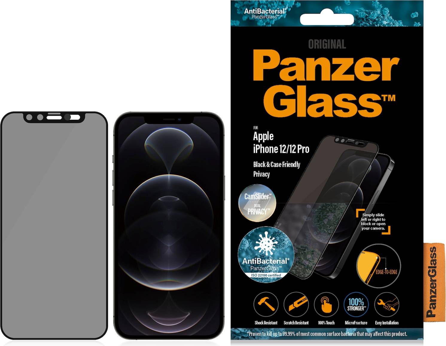 Privacy screen protector PanzerGlass iPhone 12 Pro Privacy Screen Protector