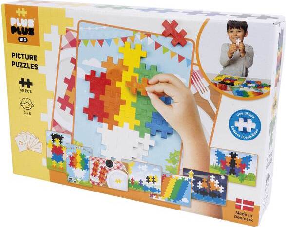 Plus Plus Big Picture Puzzles Basic 60 Pieces