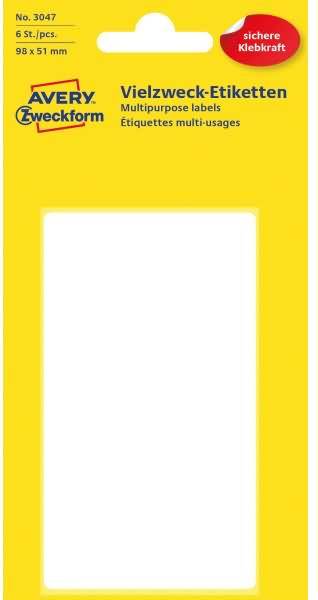Avery Multipurpose Labels 9.8x5.1cm