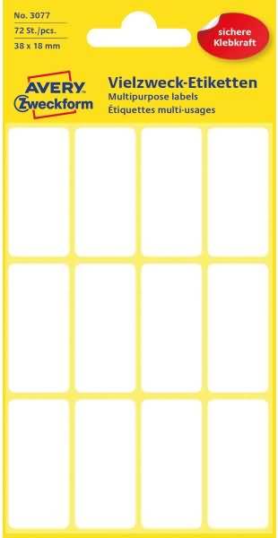 Avery Multipurpose Labels 3.8x1.8cm