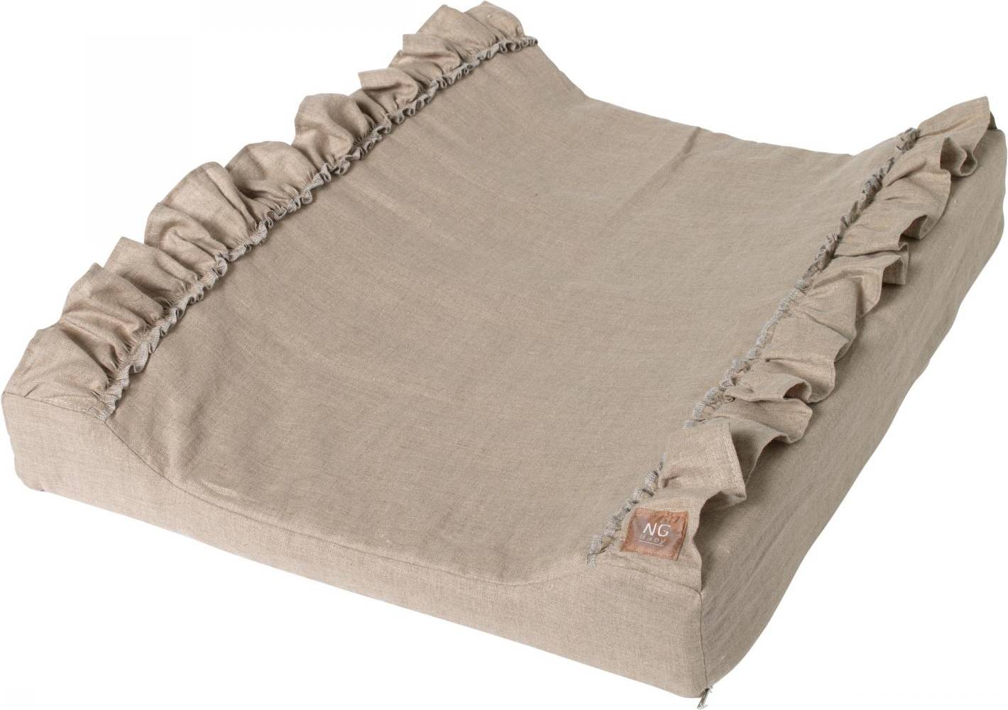 Changing Pad Standard Ruffle Natural Mood Ruffles