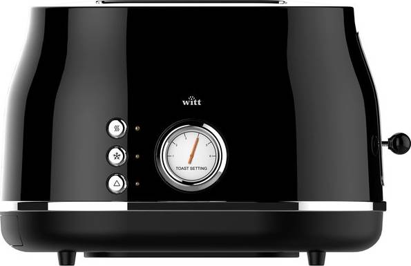 Retro brødrister Witt Premium Retro WPRT Toaster Sort