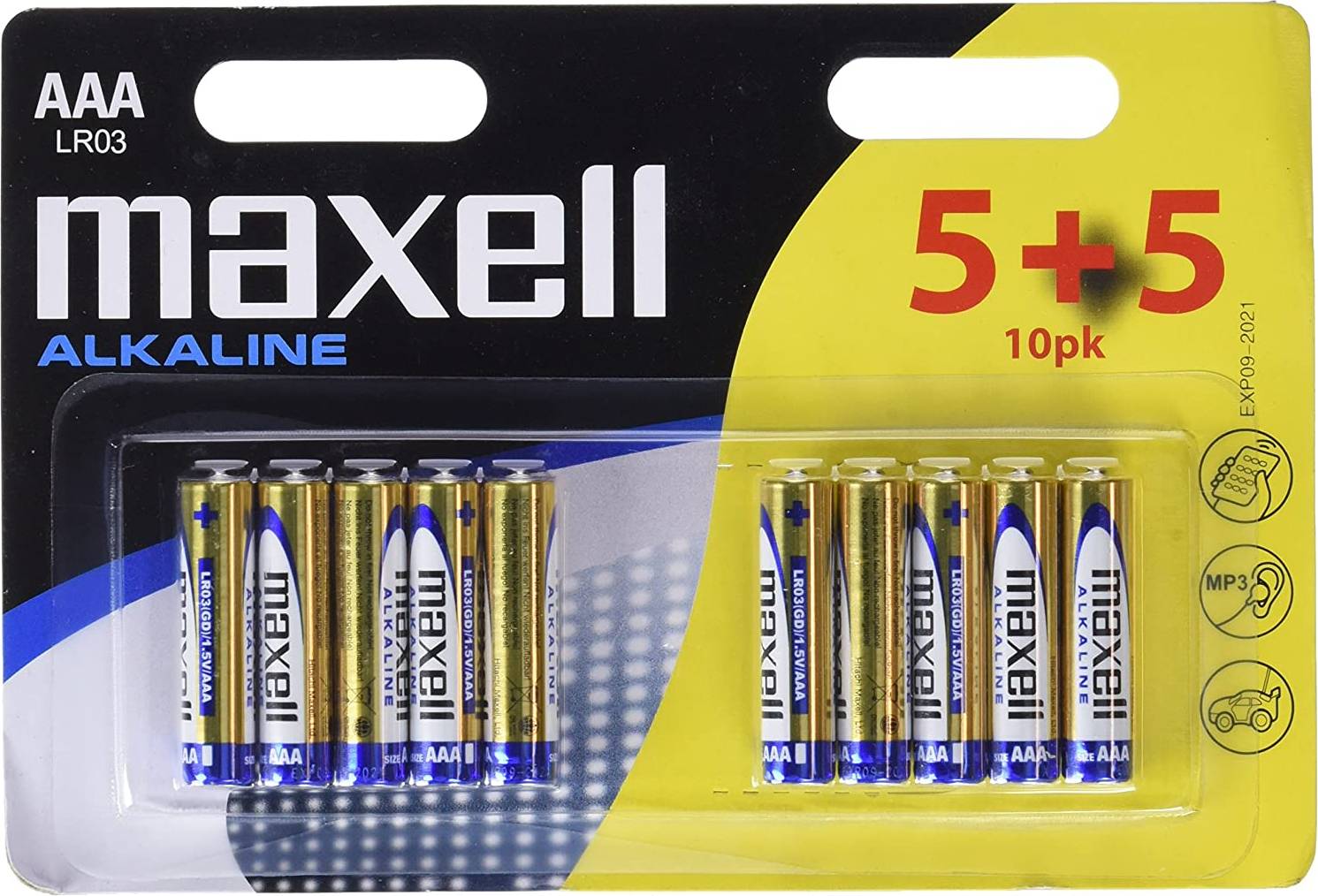 LR03 AAA Compatible 10-pack