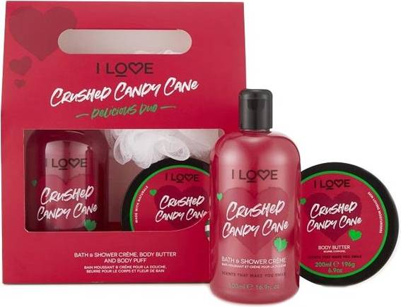 I love... Crushed Candy Cane Delicious Duo Gift Set