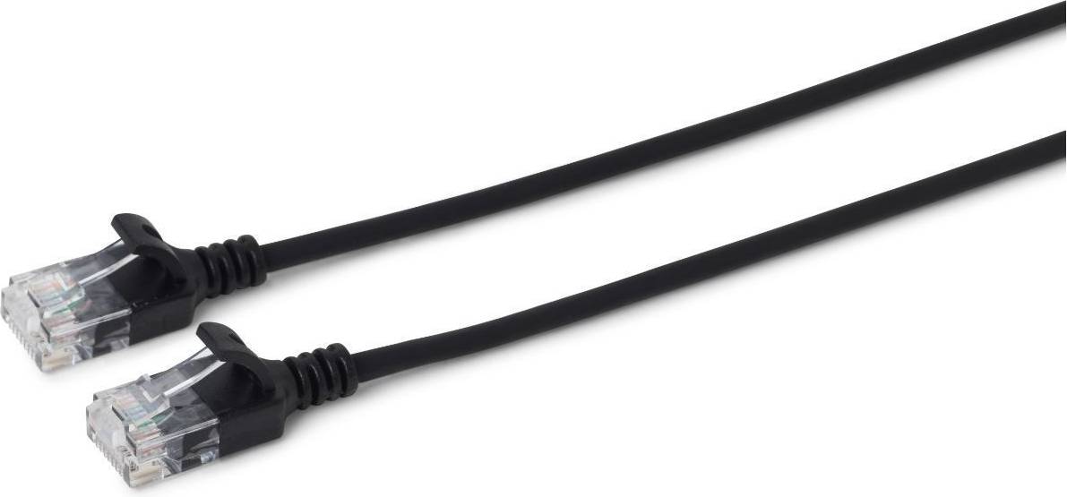 MicroConnect Slim RJ45-RJ45 U/UTP Cat6a 0.2m