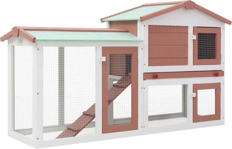 vidaXL 170841 Large Outdoor Cage for Rabbit