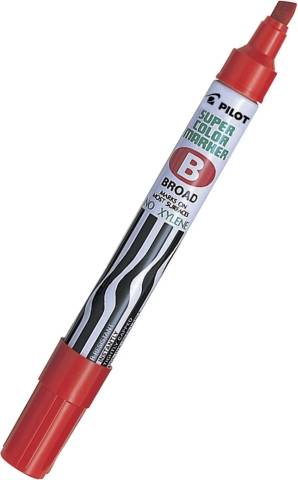 Pilot Super Color B Marker Red