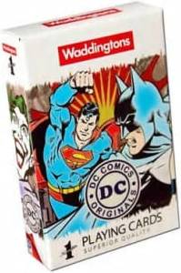 DC Comics Waddingtons DC Superheroes Retro Playing Cards