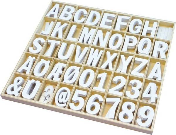 Wooden Letters & Numbers