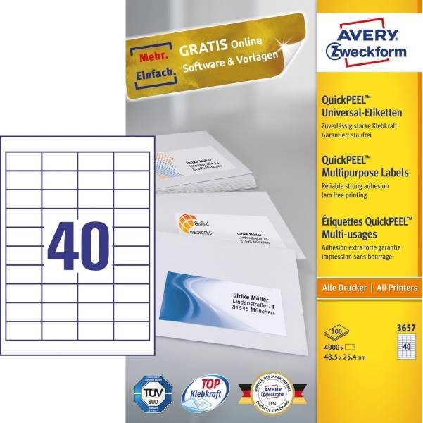 Multipurpose General-use Labels