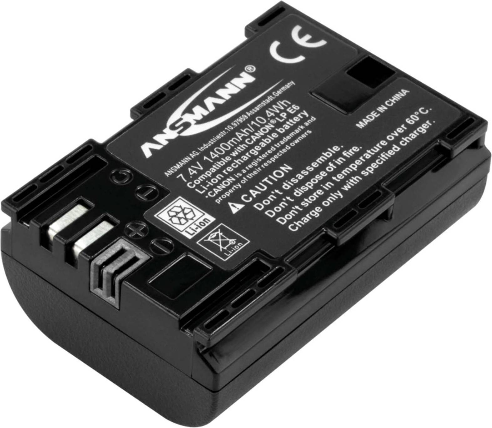 Canon 6d Ansmann A-Can LP E6 Compatible
