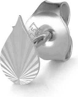 Reflection Drop Stud - Silver