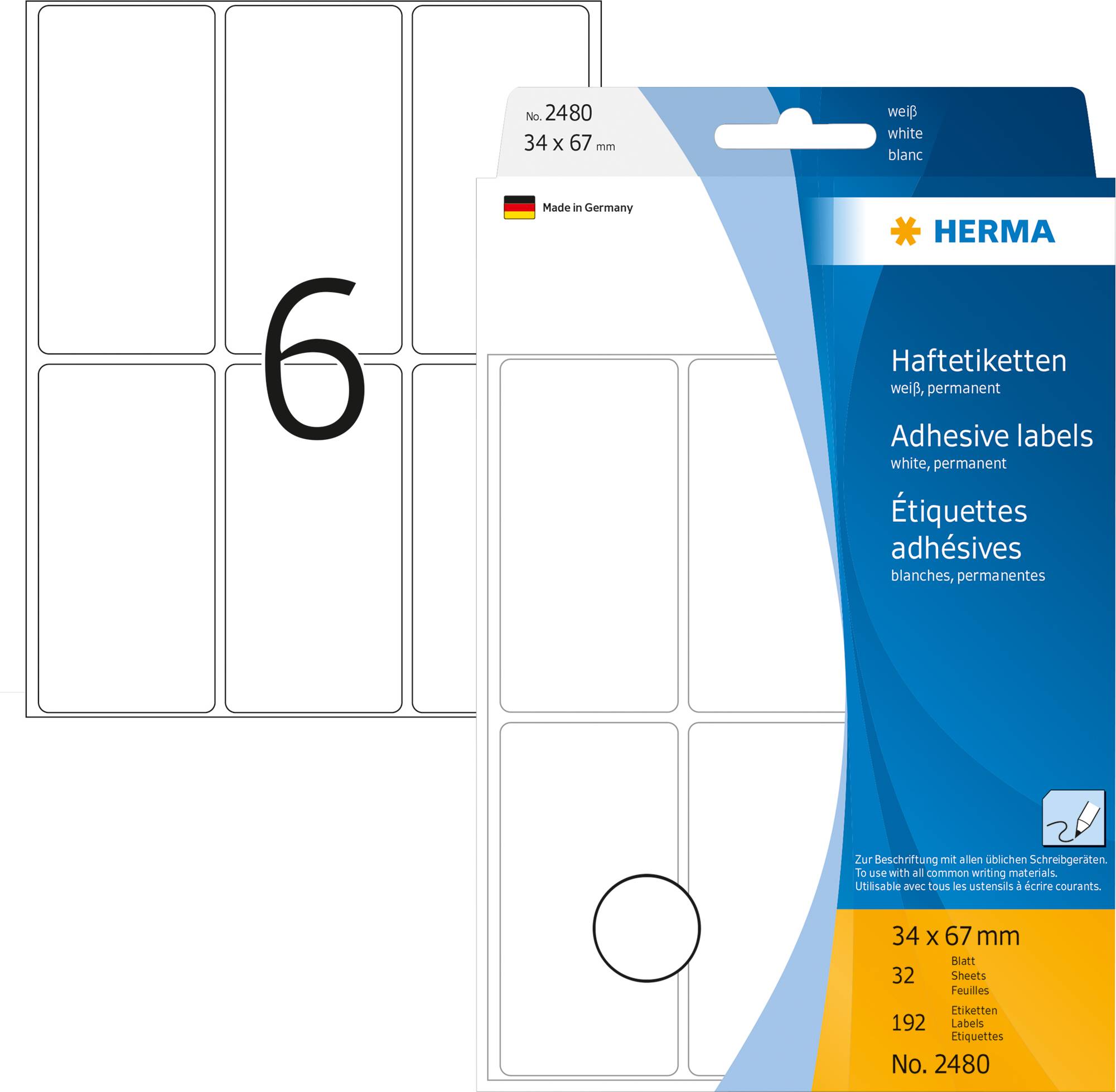 Herma Multi-Purpose Labels