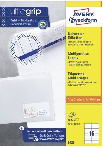 Avery Universal Labels