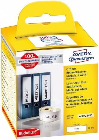 Avery Filing Labels