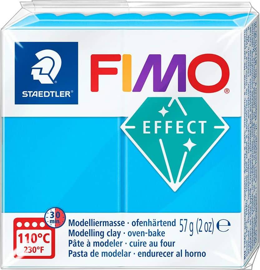 Staedtler Fimo Effect Translucent Colour Blue 57g