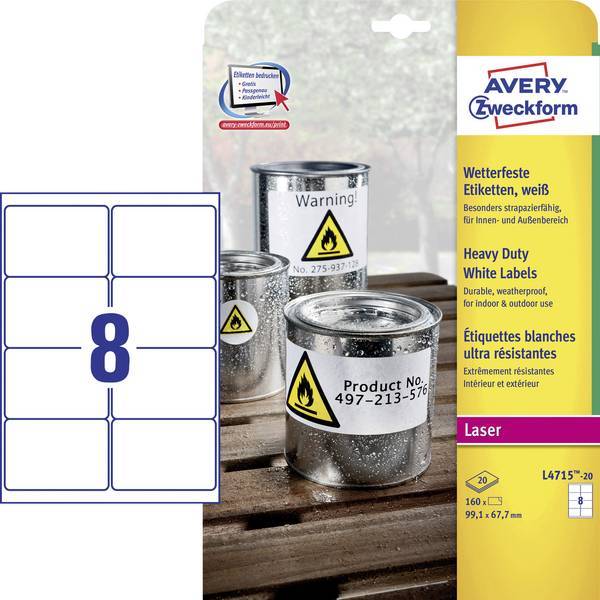 Weatherproof Film Labels