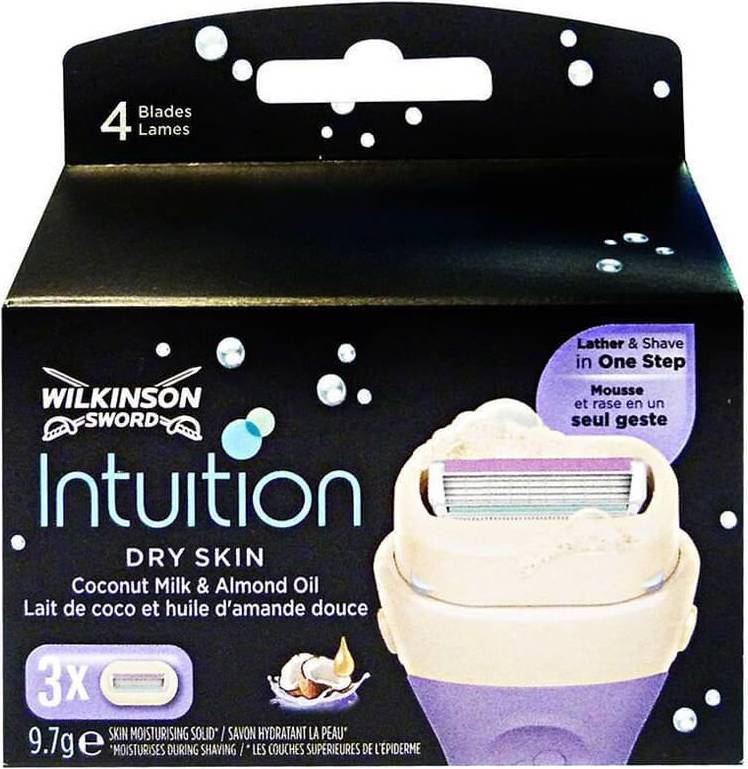Intuition Dry Skin Razor Blades 3-pack