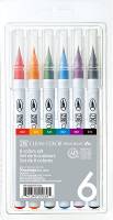 Clean Color Real Brush 6-pack