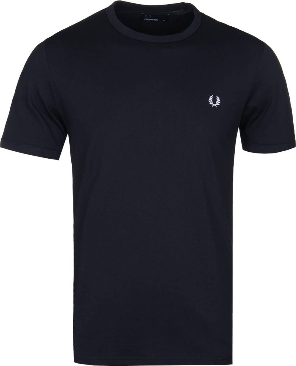Fred Perry Ringer T-Shirt - Navy