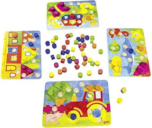 Goki Colour Dice Game