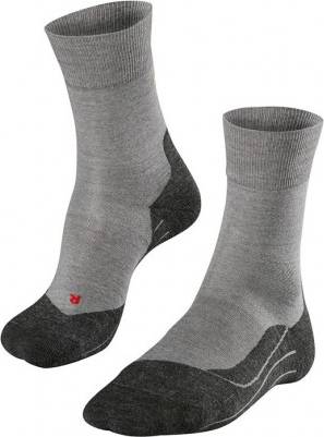 Falke RU4 Wool Medium Thickness Padding Running Socks Men - Light Grey Mel.