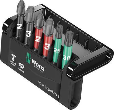 Wera tool check Wera Bit-Check 6 Impaktor Power Bit Set