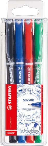 Stabilo Sensor F-Tip 4-pack