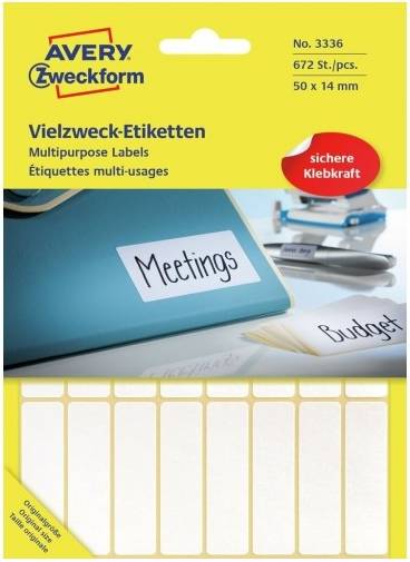 Avery Multipurpose Labels 5x1.4cm