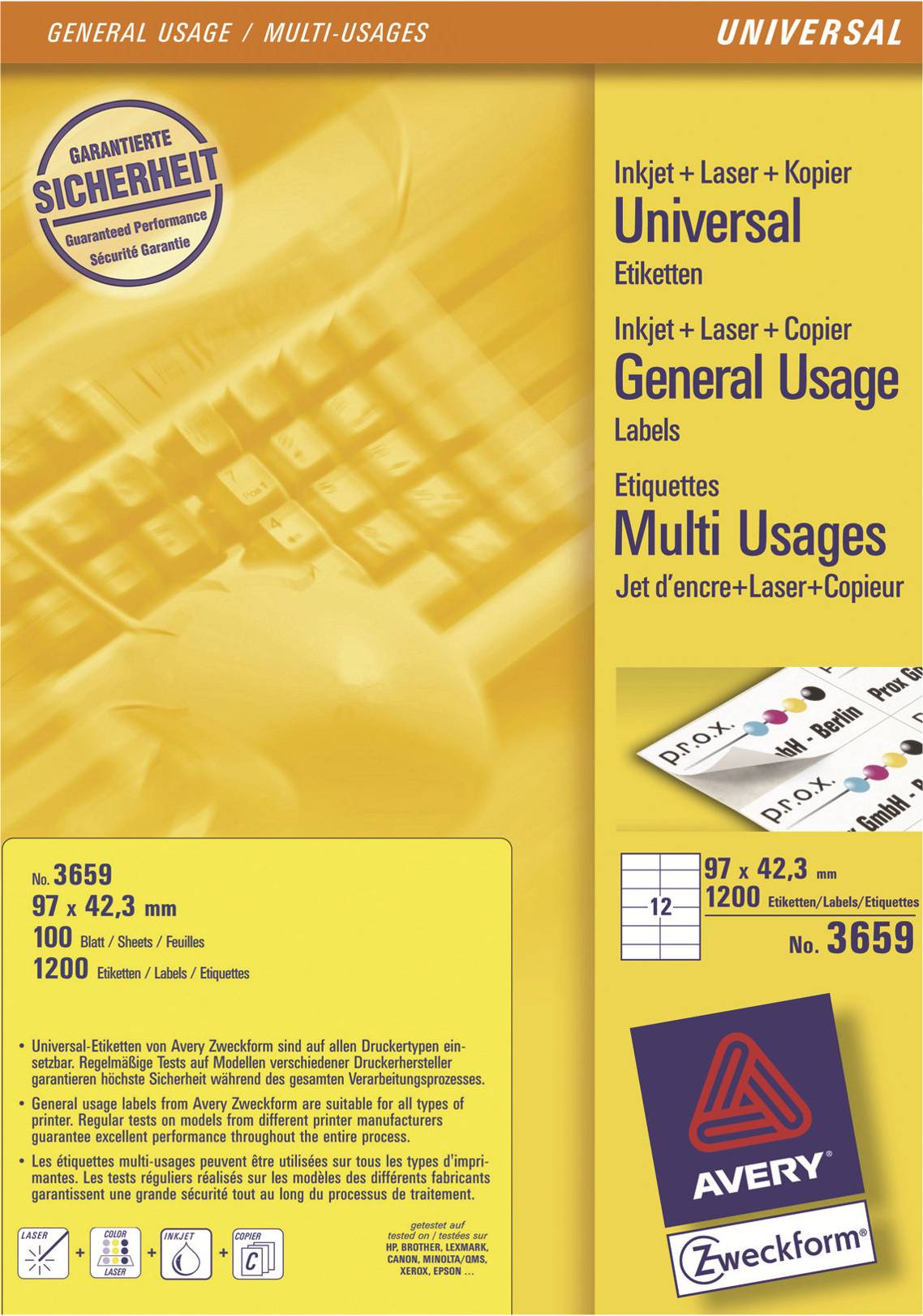 Word Template Multipurpose Labels