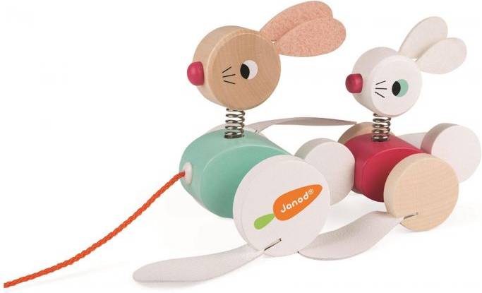 Janod Zigolos Pull Along Rabbit