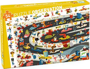 Djeco Observation Poster Rally 54 Bitar