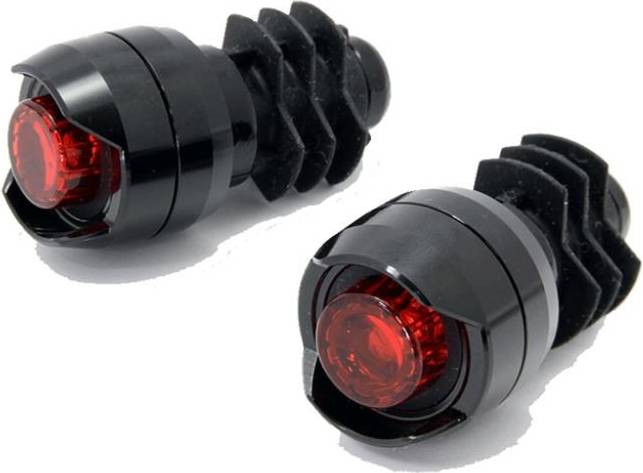 Bike lights set Cateye Orb Bar End Rear Bike Light Set