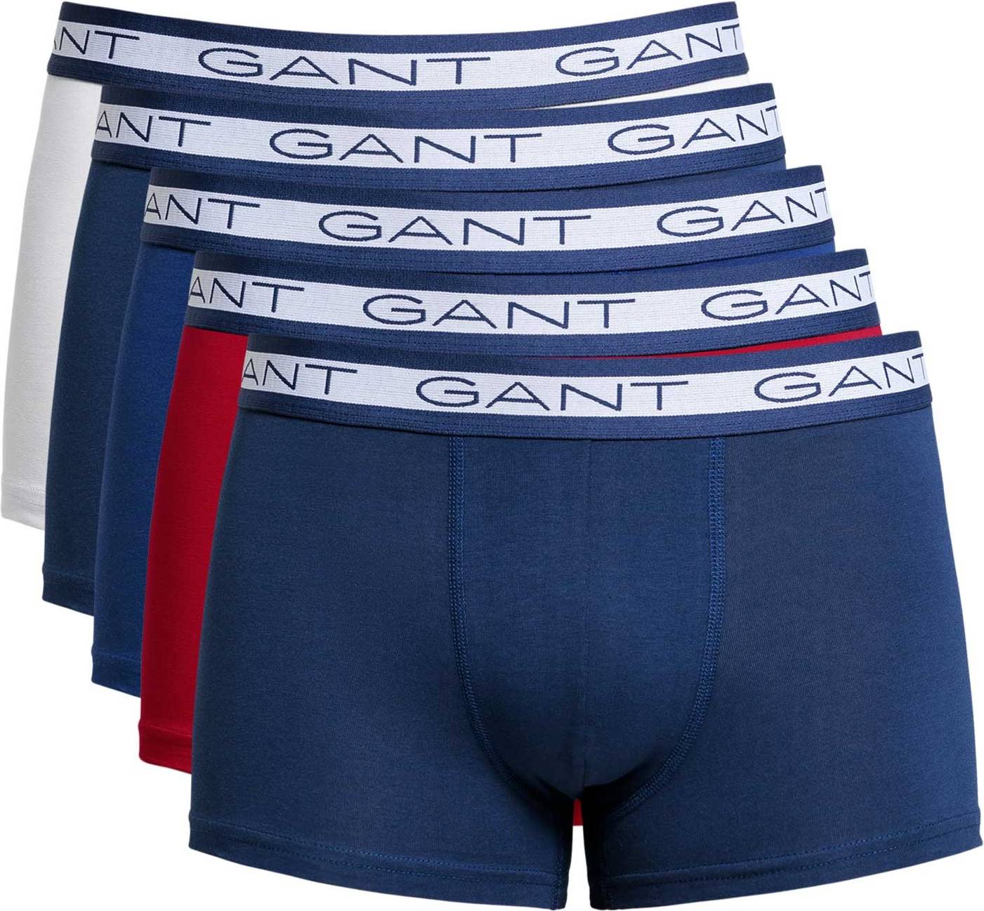Gant Basic Trunks 5-Pack - Multicolor