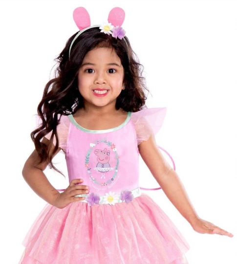 Déguisement Robe Fée Peppa Pig Rose