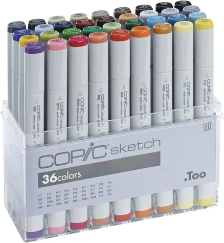 Copic Sketch Basic 36-pack