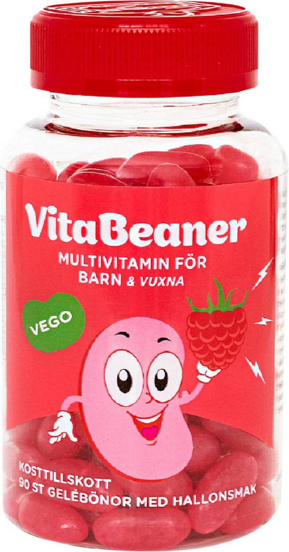 VitaBeaner Multivitamin Raspberry 90 st